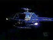 Angel sur l'helicoptere.